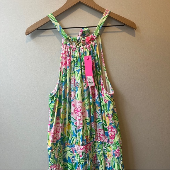 NWT Lilly Pulitzer Women's Shirelle Skirted Romper Groove Garden - Picture 2 of 11